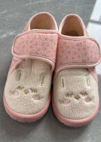 Kız Çocuk Pembe Polar Terlik - Görsel 2