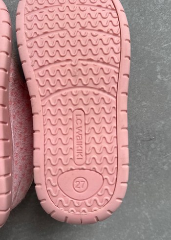 Kız Çocuk Pembe Polar Terlik - Görsel 4