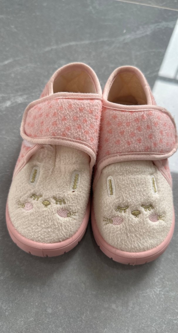 Kız Çocuk Pembe Polar Terlik - Görsel 2