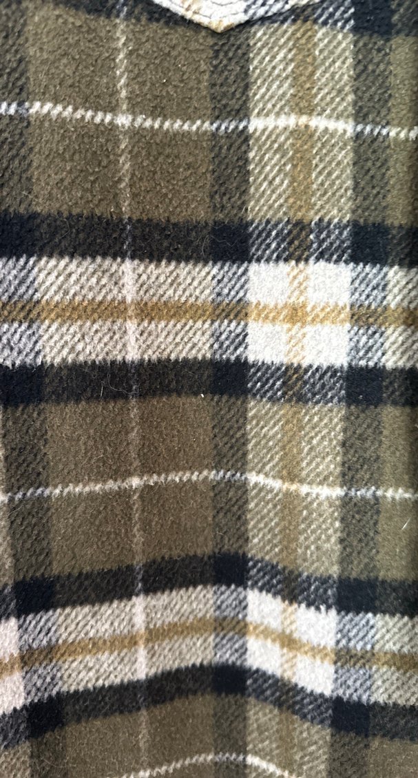 Düğmeli Ekose Kadın Yün Gömlek - Görsel 3