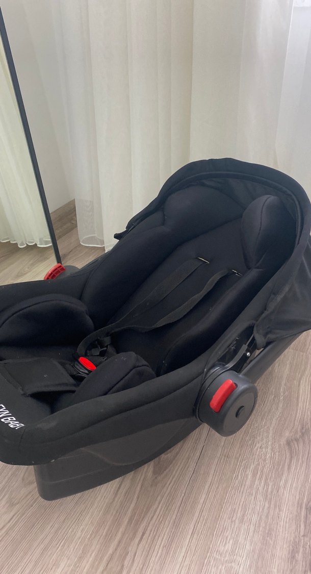 EYNBABY Siyah Bebek Oto Koltuğu - Görsel 2