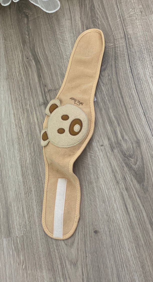 Kahverengi Ayıcık Desenli Çocuk bebek gaz sancısı için kiraz ç - Görsel 2