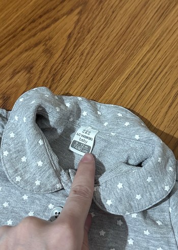 Gri Desenli Uzun Kollu Kız Bluzu - Görsel 2