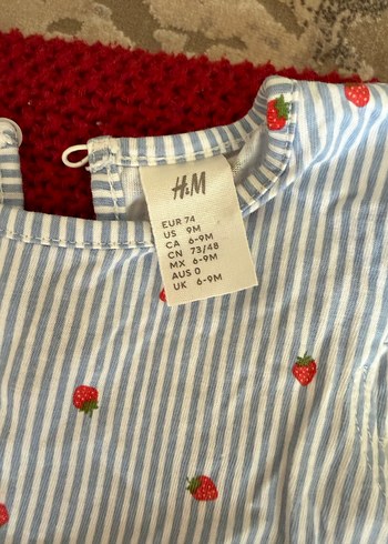 Çizgili Fırfırlı Kız Elbisesi - Görsel 2