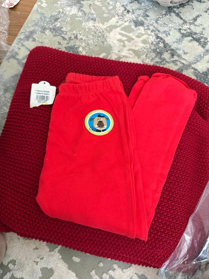 2 Adet Erkek Çocuk Örme Sweatpant - Görsel 2