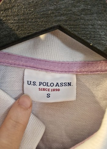 U.S. Polo Assn. Erkek Uzun Kollu Pembe Polo Tişört - Görsel 2