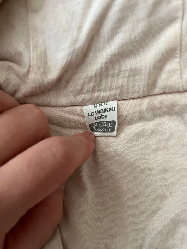 Bej Bebek Tulum, Kürk Detaylı, Kapüşonlu - Görsel 5