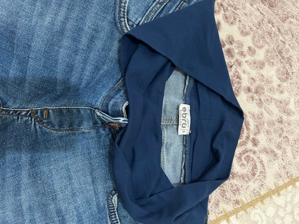 Düz Kesim Mavi Kadın Kot Pantolon - Görsel 3