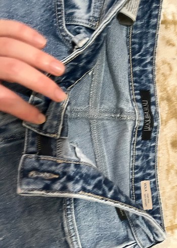 Geniş Kesim Mavi Kot Pantolon - Görsel 2