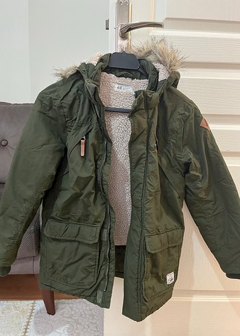 Erkek Çocuk Gri Kürklü Street Wear Mont - Görsel 2