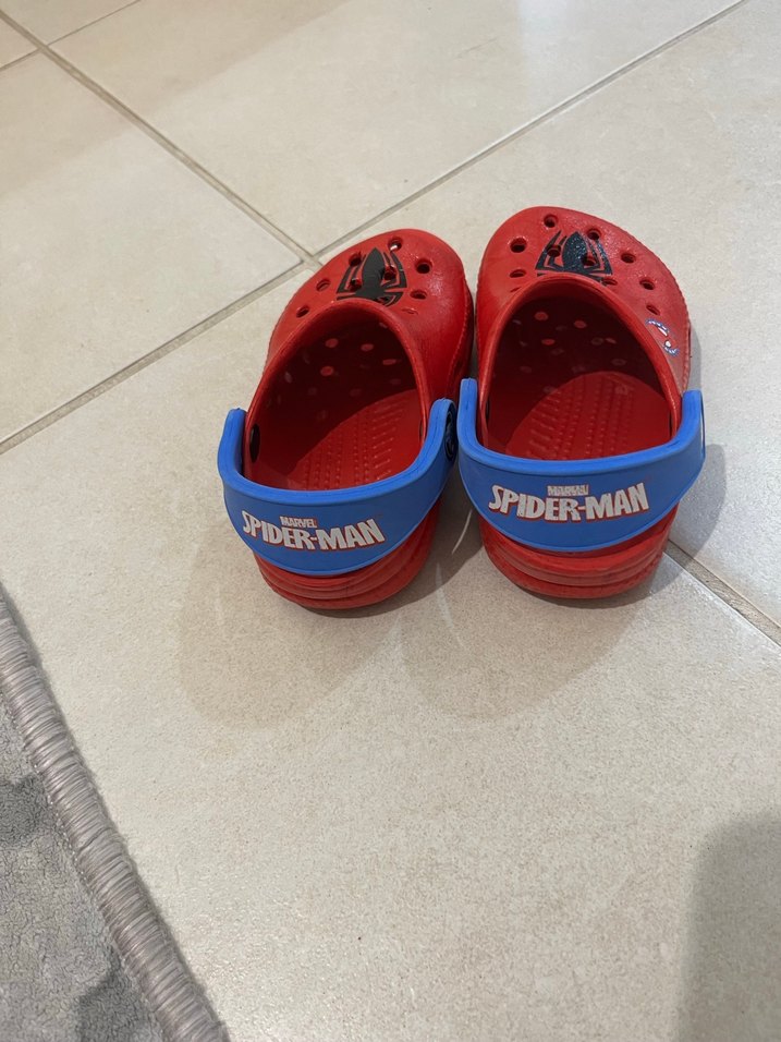 Erkek Çocuk Kırmızı Örümcek Desenli Sandalet - Görsel 4