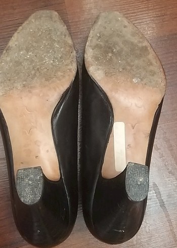 Siyah Deri Ayakkabı - Görsel 3
