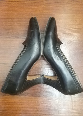 Siyah Deri Ayakkabı - Görsel 2