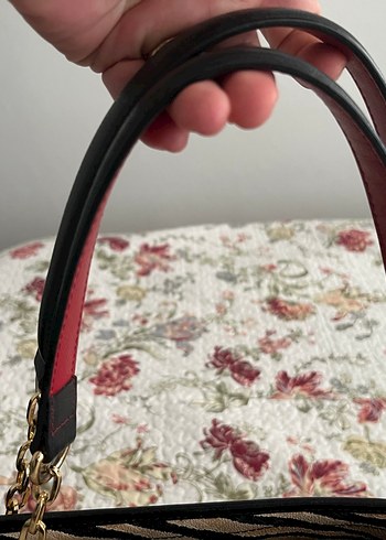 Vakko Kahverengi Zebra Desenli Kadın Çanta - Görsel 3