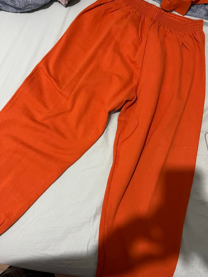 Kadın Yeşil-Turuncu Fermuarlı eşofman takımı - Görsel 3