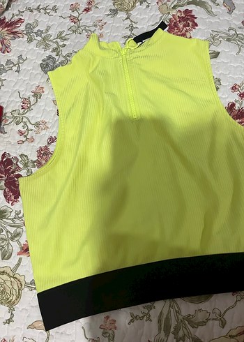 PUMA Sarı Yüksek Yakalı Kadın Spor Atlet - Görsel 4