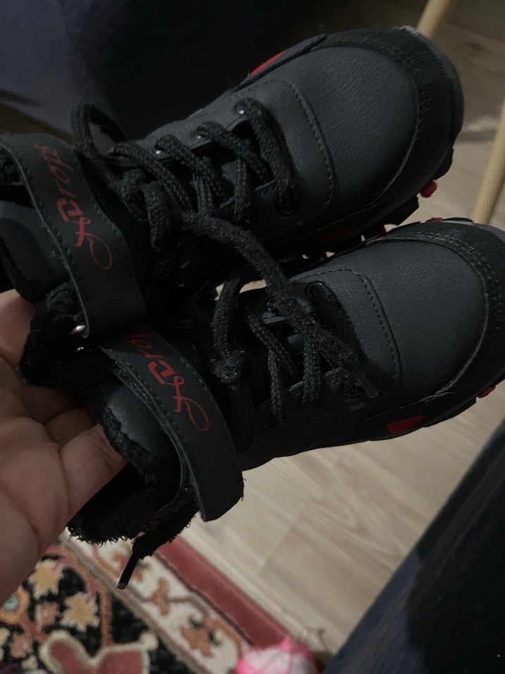 Siyah Erkek Çocuk outdoor Bot - Görsel 3