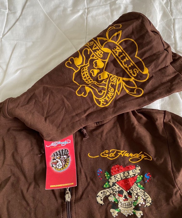 y2k ed hardy hirka - Görsel 5