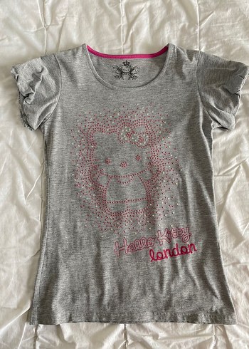 y2k tasli hello kitty tisort - Görsel 4