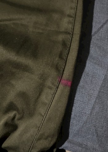 Düğmeli Keten Erkek Pantolon - Görsel 3