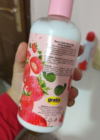 Benri Çilek Aromalı Vücut Losyonu - Görsel 3