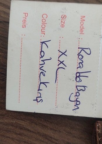 Kahverengi gerçek Deri Biker Ceket - Görsel 4