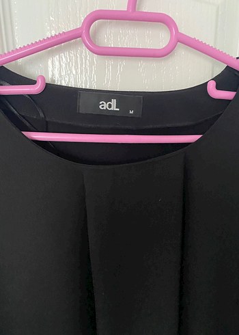 Siyah Uzun Kollu Pilili Bluz - Görsel 5