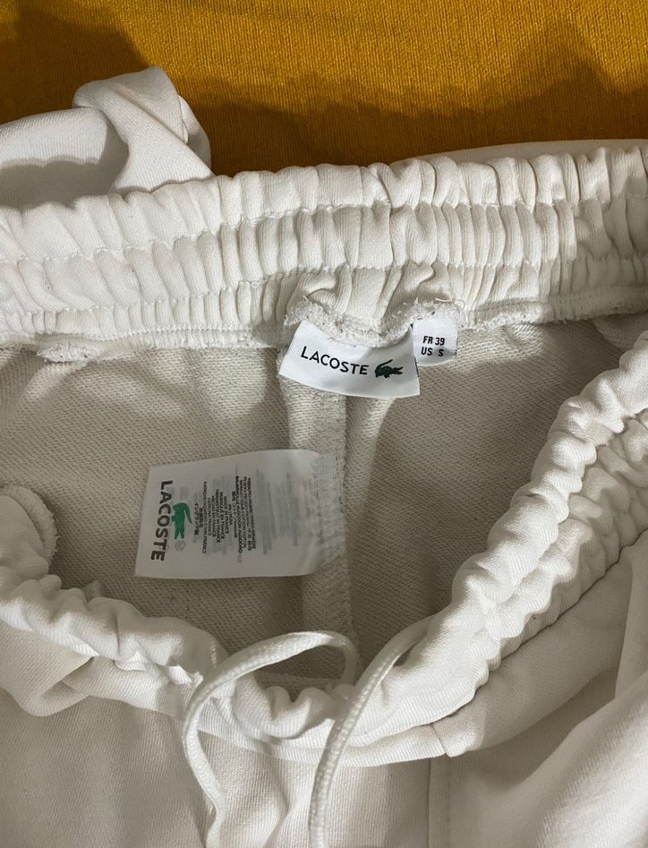 Beyaz Erkek Rahat Kesim Eşofman Altı - Görsel 4