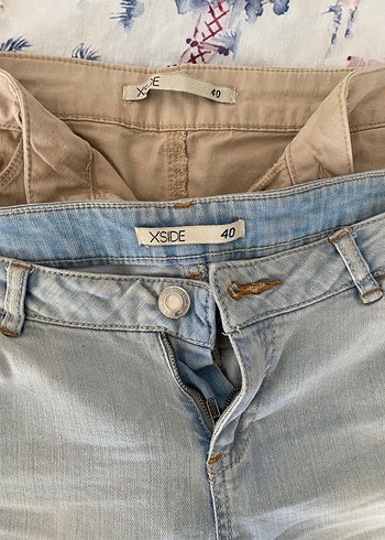 Bohem Tarzı Düğmeli Kısa Kot Şort - Görsel 3