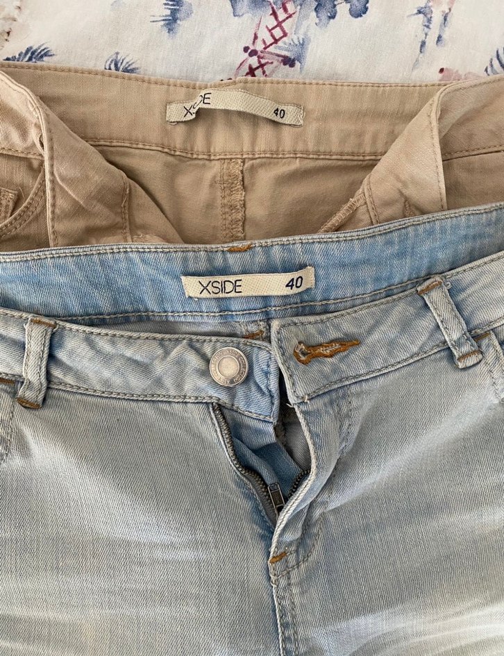 Bohem Tarzı Düğmeli Kısa Kot Şort - Görsel 3