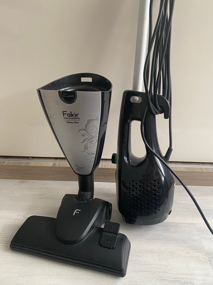 Gri-Siyah Dik Elektrikli Süpürge - Görsel 4