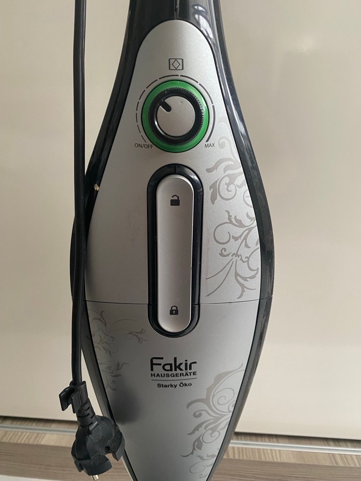 Gri-Siyah Dik Elektrikli Süpürge - Görsel 2