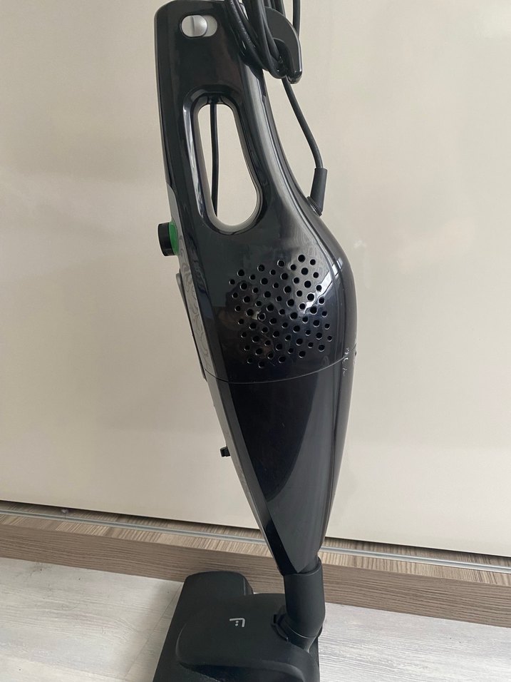 Gri-Siyah Dik Elektrikli Süpürge - Görsel 3