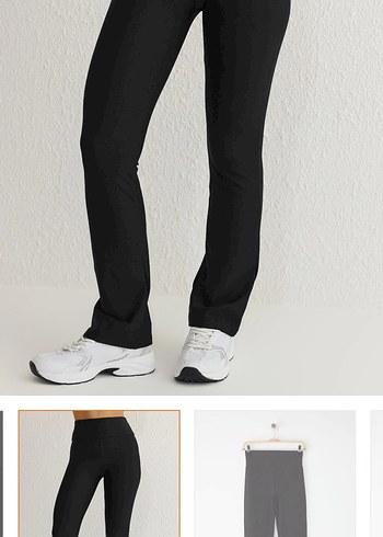 Siyah Spor Tarz tayt - Görsel 3