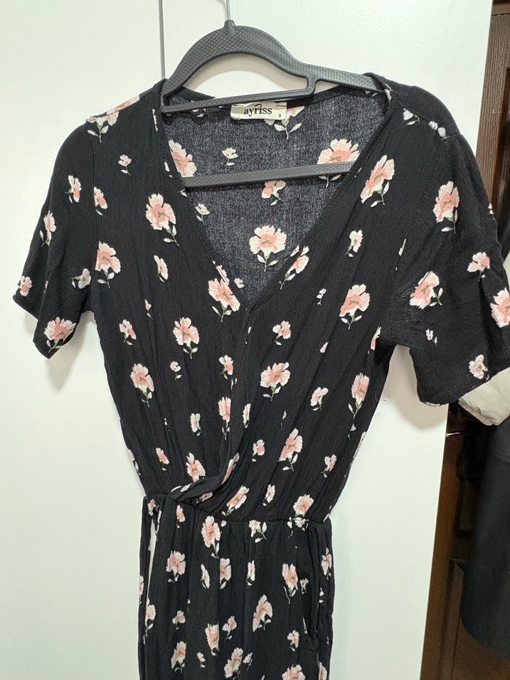 Midi Boy Tulum Çiçek Desenli - Görsel 2