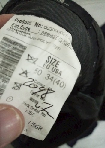 Sarar Kumaş Pantolon 50 Beden 103 cm Boy - Görsel 4