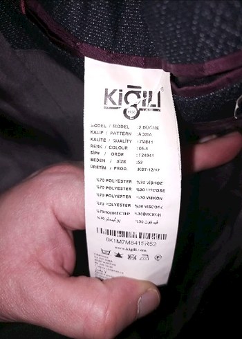 Abdullah Kığılı Takım Elbise  (Gömlek + 1 Kravat) - Görsel 4