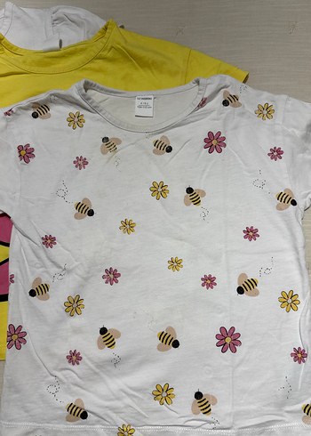 Çoklu paket tişört kız çocuk - Görsel 4