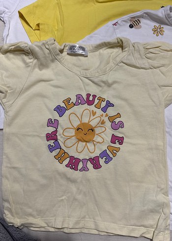 Çoklu paket tişört kız çocuk - Görsel 3