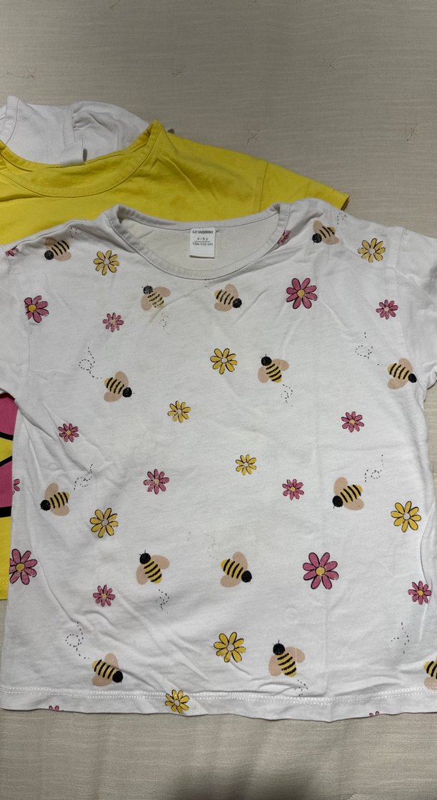 Çoklu paket tişört kız çocuk - Görsel 4