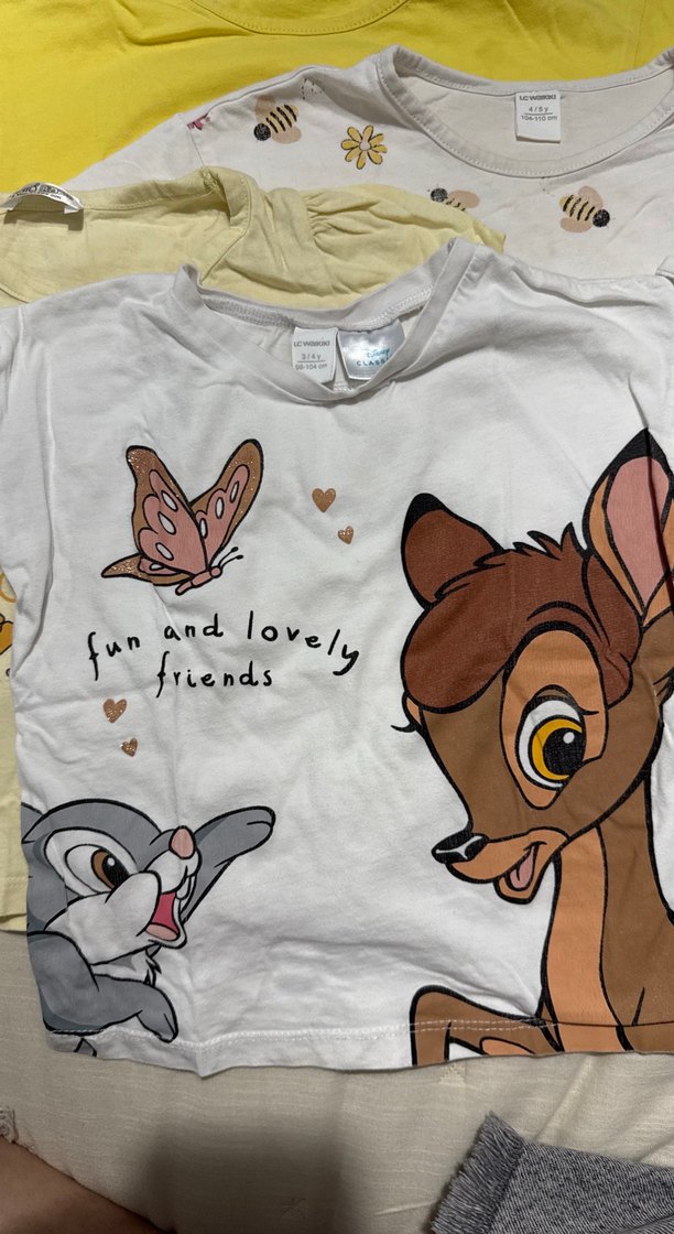 Çoklu paket tişört kız çocuk - Görsel 2