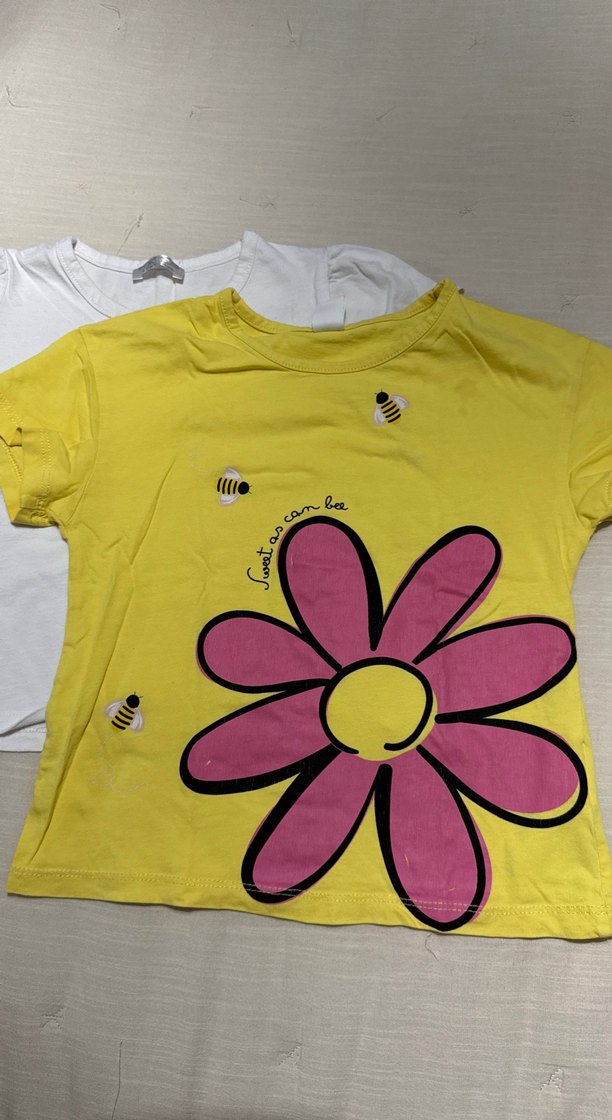 Çoklu paket tişört kız çocuk - Görsel 5