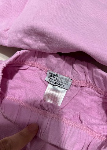 Mor Baskılı Rahat Kesim Kız Eşofman Takımı - Görsel 2