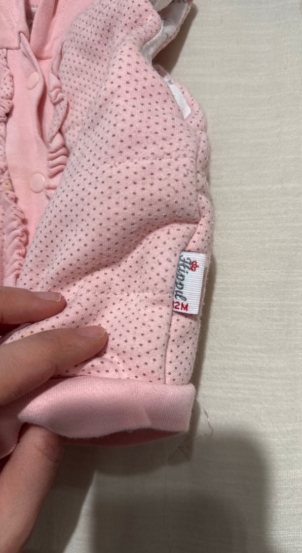 Kız Çocuk Kapüşonlu Triko Yelek - Görsel 3