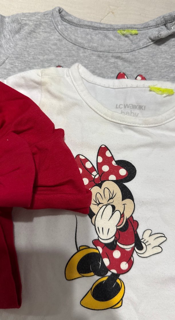 Kız Çocuk Uzun Kollu Baskılı Tişört - Görsel 2