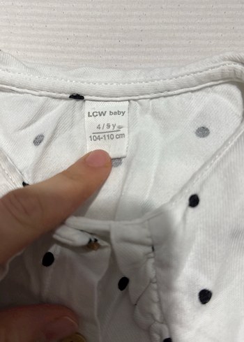 Kız Çocuk Puantiyeli Uzun Kollu Gömlek - Görsel 3