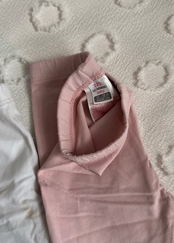 Kız Çocuk Pamuklu Basic Tayt Seti - Görsel 4