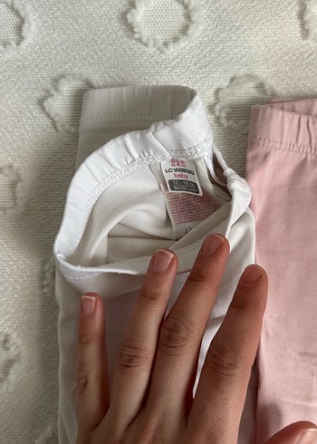 Kız Çocuk Pamuklu Basic Tayt Seti - Görsel 3