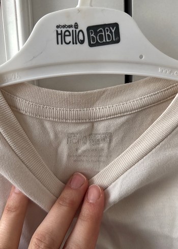 Beyaz Çocuk İçlik Uzun Kollu - Görsel 2