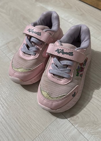 Kız Çocuk Pembe Yılan Desenli Spor Ayakkabı - Görsel 3